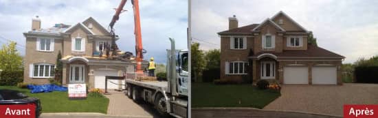 Chantier résidentiel de Toiture de la Capitale
