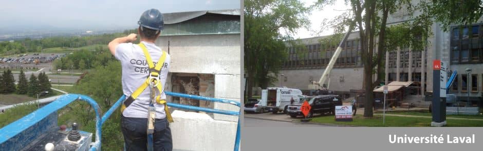 Chantier de Toiture de la Capitale à l'Université Laval